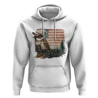 Bird Nerd Hoodie Funny Bird Watching Patriotic American Flag - Wonder Print Shop