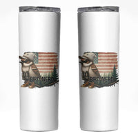 Bird Nerd Skinny Tumbler Funny Bird Watching Patriotic American Flag - Wonder Print Shop