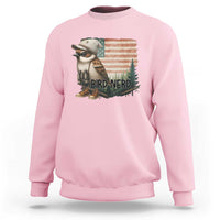 Bird Nerd Sweatshirt Funny Bird Watching Patriotic American Flag - Wonder Print Shop