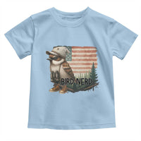 Bird Nerd Toddler T Shirt Funny Bird Watching Patriotic American Flag - Wonder Print Shop