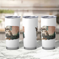 Bird Nerd Tumbler Cup Funny Bird Watching Patriotic American Flag - Wonder Print Shop