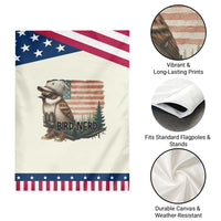 Bird Nerd Garden Flag Funny Bird Watching Patriotic American Flag