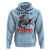 Funny Skeleton Fish Hoodie Id Rather Be Fishing Bass Fisherman Halloween - Wonder Print Shop