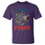 Funny Skeleton Fish T Shirt Id Rather Be Fishing Bass Fisherman Halloween - Wonder Print Shop