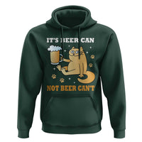 Funny Cat Drinking Beer Hoodie It Is Beer Can Not Beer Can Not Kitty Lovers - Wonder Print Shop