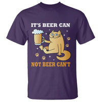 Funny Cat Drinking Beer T Shirt It Is Beer Can Not Beer Can Not Kitty Lovers - Wonder Print Shop