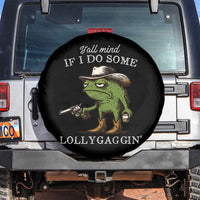 Y'all Mind If I Do Some Lollygaggin Spare Tire Cover Funny Cowboy Frog Western Animal Meme - Wonder Print Shop