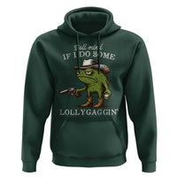 Y'all Mind If I Do Some Lollygaggin Hoodie Funny Cowboy Frog Western Animal Meme - Wonder Print Shop