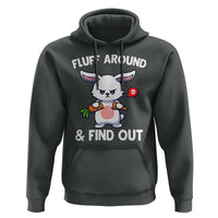 Fluff Around And Find Out Hoodie Funny Bunny Rabbit Meme - Wonder Print Shop