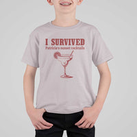 I Survived Patricia's Sunset Cocktails T Shirt For Kid Vintage 90s Trendy TV Show Movie