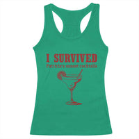 I Survived Patricia's Sunset Cocktails Racerback Tank Top Vintage 90s Trendy TV Show Movie