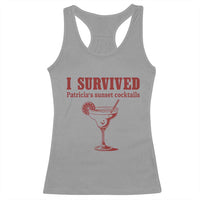 I Survived Patricia's Sunset Cocktails Racerback Tank Top Vintage 90s Trendy TV Show Movie