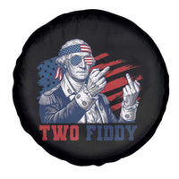 Two Fiddy 250th Anniversary Spare Tire Cover Funny George Washington 4th of July