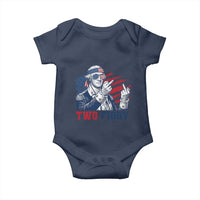 Two Fiddy 250th Anniversary Baby Onesie Funny George Washington 4th of July