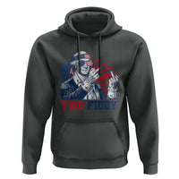 Two Fiddy 250th Anniversary Hoodie Funny George Washington 4th of July