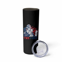 Two Fiddy 250th Anniversary Skinny Tumbler Funny George Washington 4th of July
