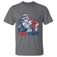 Two Fiddy 250th Anniversary T Shirt Funny George Washington 4th of July