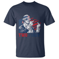 Two Fiddy 250th Anniversary T Shirt Funny George Washington 4th of July