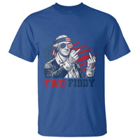 Two Fiddy 250th Anniversary T Shirt Funny George Washington 4th of July