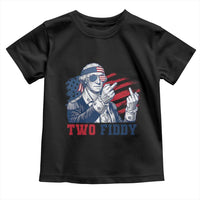 Two Fiddy 250th Anniversary Toddler T Shirt Funny George Washington 4th of July