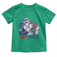 Two Fiddy 250th Anniversary Toddler T Shirt Funny George Washington 4th of July