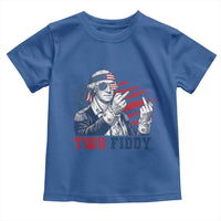 Two Fiddy 250th Anniversary Toddler T Shirt Funny George Washington 4th of July