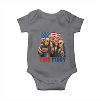 Two Fiddy 250th Anniversary Baby Onesie Funny Founding Father 4th of July