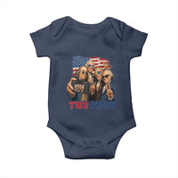 Two Fiddy 250th Anniversary Baby Onesie Funny Founding Father 4th of July