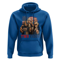 Two Fiddy 250th Anniversary Hoodie Funny Founding Father 4th of July
