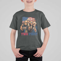 Two Fiddy 250th Anniversary T Shirt For Kid Funny Founding Father 4th of July