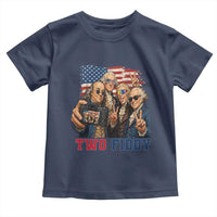 Two Fiddy 250th Anniversary Toddler T Shirt Funny Founding Father 4th of July