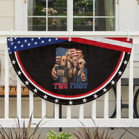 Two Fiddy 250th Anniversary Patriotic Fan Flag Funny Founding Father 4th of July