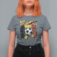 Belgium Belgian Flag Souvenir Belgie T Shirt For Women Game Day Soccer Fans Football