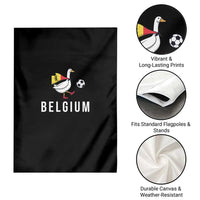 Belgium Football Garden Flag Silly Goose Soccer Fan Support