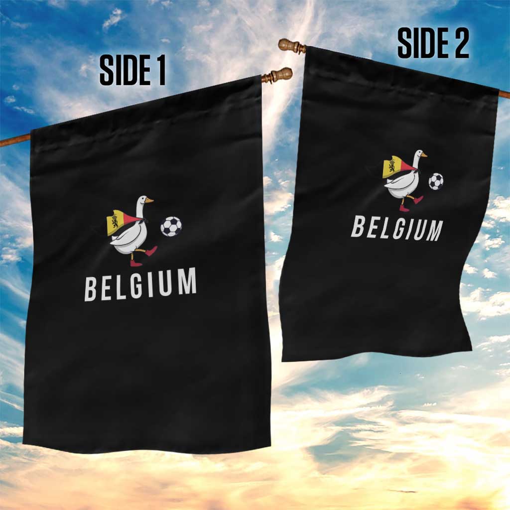 Belgium Football Garden Flag Silly Goose Soccer Fan Support