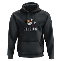 Belgium Football Hoodie Silly Goose Soccer Fan Support