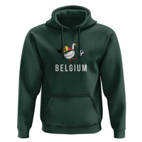 Belgium Football Hoodie Silly Goose Soccer Fan Support