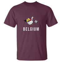 Belgium Football T Shirt Silly Goose Soccer Fan Support
