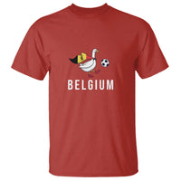 Belgium Football T Shirt Silly Goose Soccer Fan Support