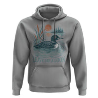 Leave Me A Loon Vintage Lake Bird Hoodie Funny Loon Pun Nature Bird Lovers