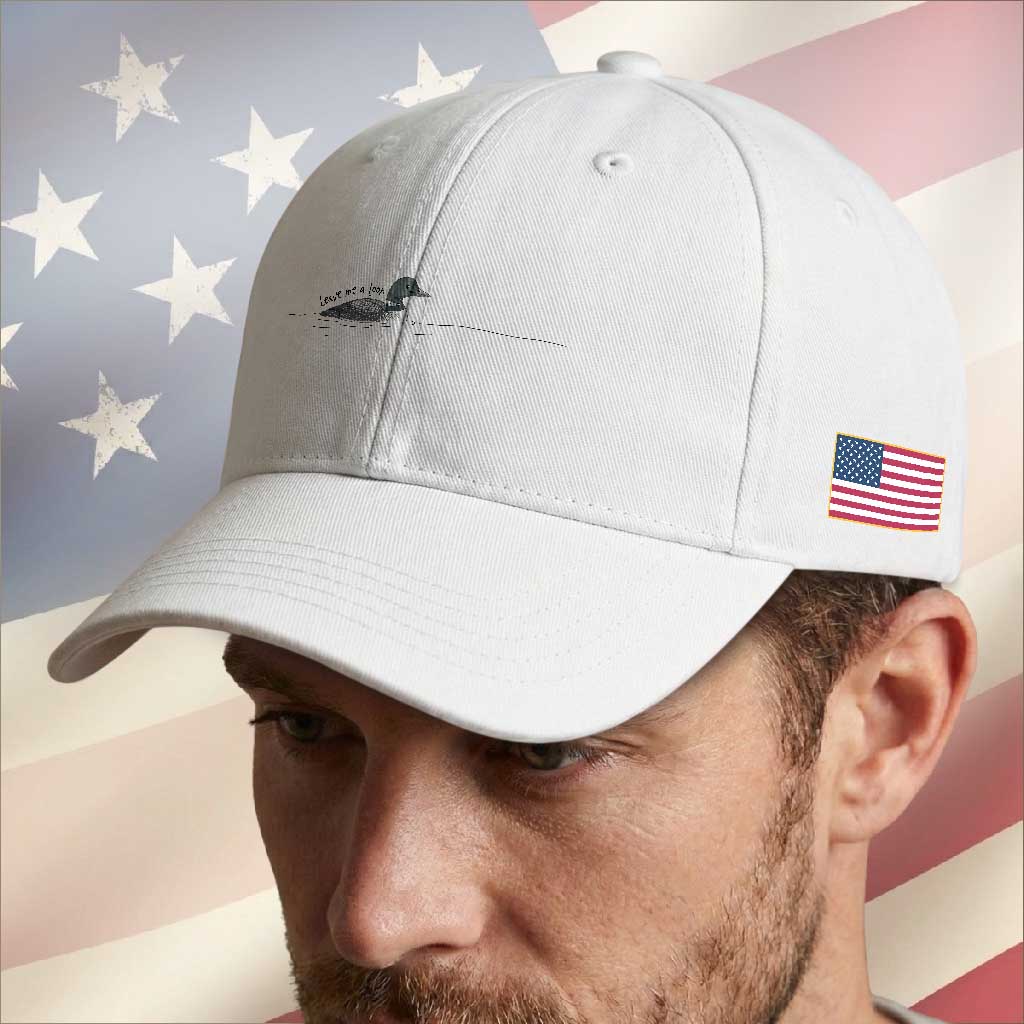Funny Leave Me A Loon Nature Bird Lovers Baseball Cap