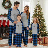 Funny Leave Me A Loon Nature Bird Lovers Plaid Pajama Set