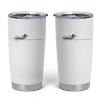 Funny Leave Me A Loon Nature Bird Lovers Tumbler Cup