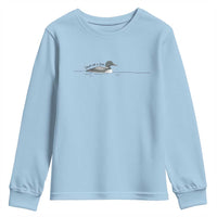 Funny Leave Me A Loon Nature Bird Lovers Youth Sweatshirt