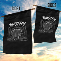 Jimothy Raccoon Seattle Feral Legend Meme Garden Flag Cute Trash Panda Viral Animal Lover Gift