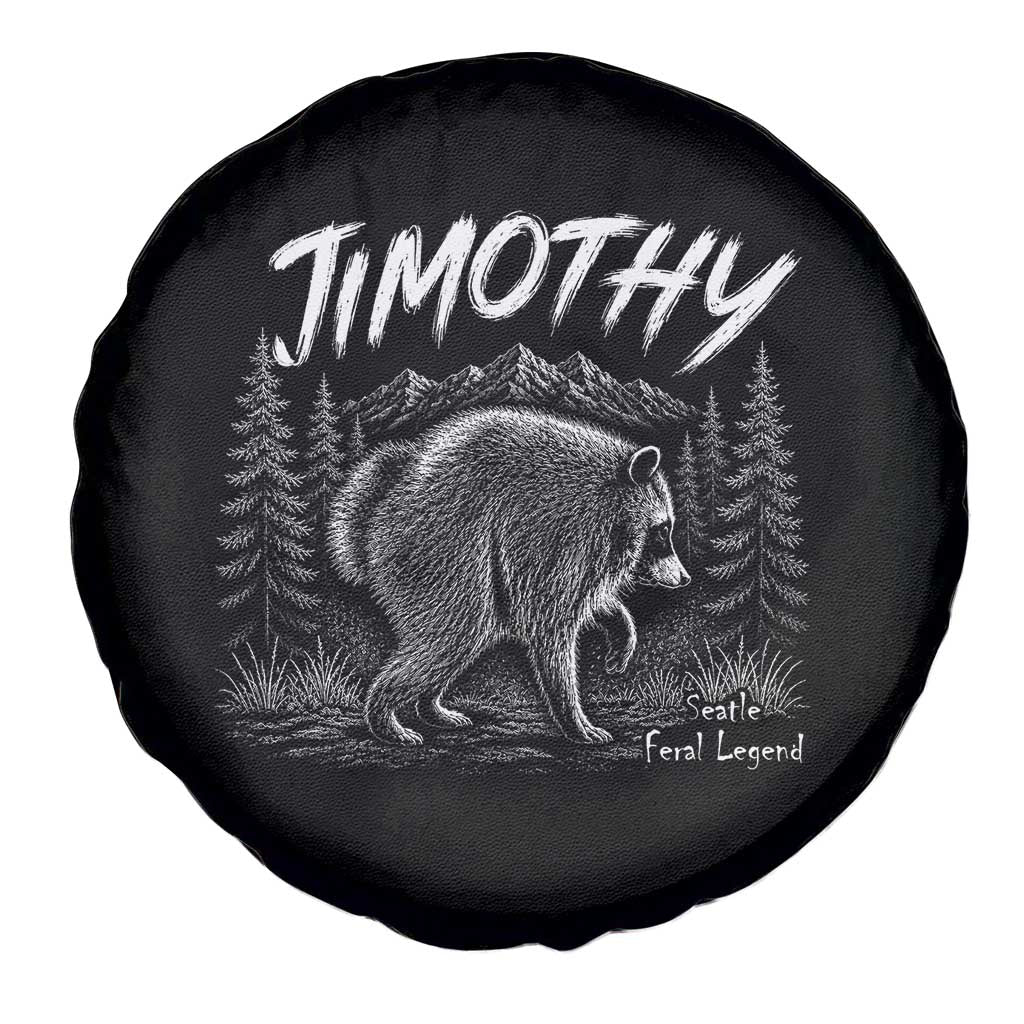 Jimothy Raccoon Seattle Feral Legend Meme Spare Tire Cover Cute Trash Panda Viral Animal Lover Gift