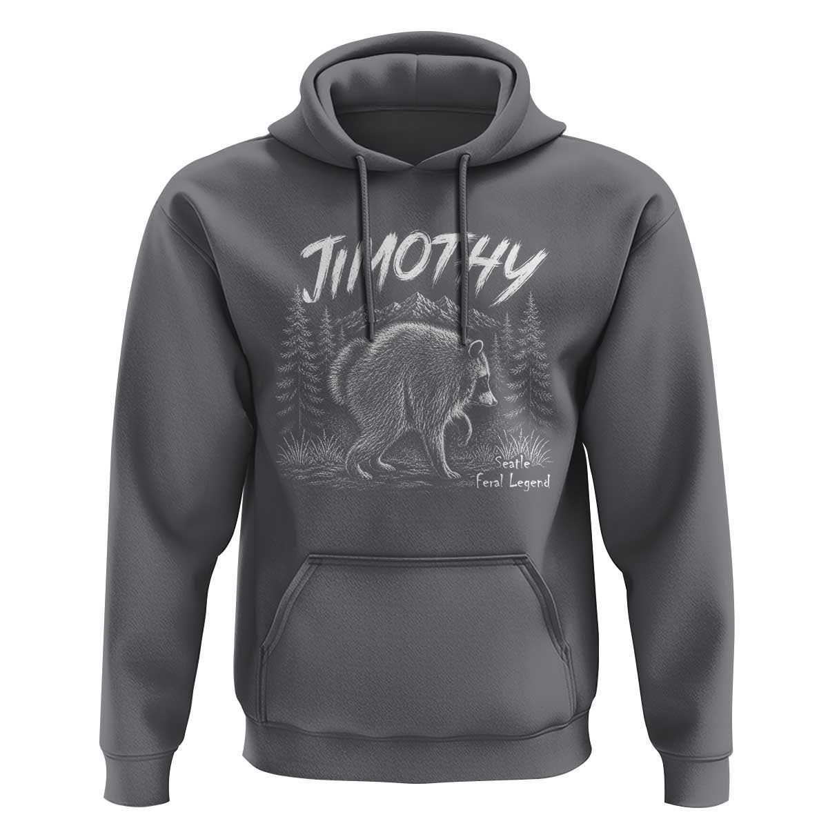 Jimothy Raccoon Seattle Feral Legend Meme Hoodie Cute Trash Panda Viral Animal Lover Gift