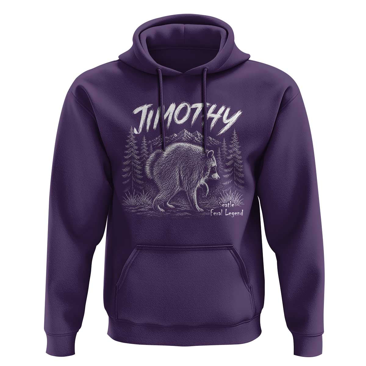 Jimothy Raccoon Seattle Feral Legend Meme Hoodie Cute Trash Panda Viral Animal Lover Gift