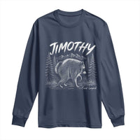 Jimothy Raccoon Seattle Feral Legend Meme Long Sleeve Shirt Cute Trash Panda Viral Animal Lover Gift
