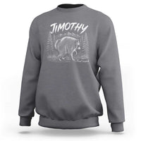 Jimothy Raccoon Seattle Feral Legend Meme Sweatshirt Cute Trash Panda Viral Animal Lover Gift